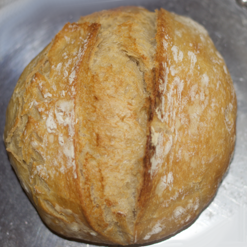Sourdough Bread Top View